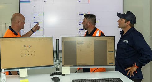 Upright Scaffolding digital scheduling system